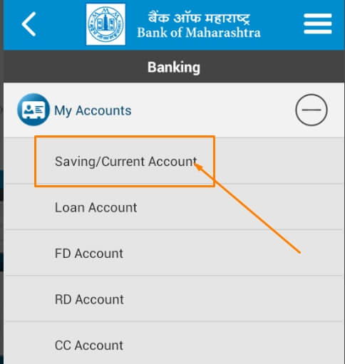 bank of maharashtra balance chech by app